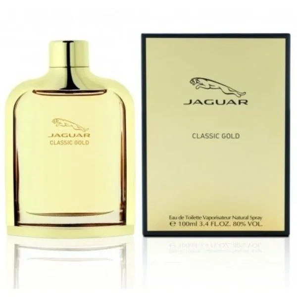 عطر جاكوار الاسود كلاسيك جولد تواليت 100مل