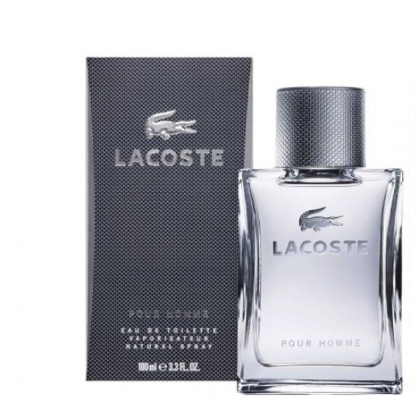 عطر لاكوست بور هوم الرجالي الرصاصي تواليت 100مل